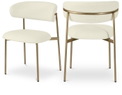 759Cream-C Double Chair