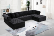 698Black-Sectional alternate view 3