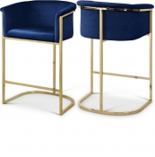 700Navy-C Double Chair