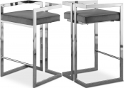 909Grey-C Double Chair