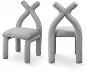 884Grey-C Double Chair