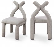 884Taupe-C Double Chair