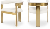 831Cream-C Double Chair