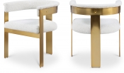 832Cream-C Double Chair