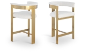 876Cream-C Double Chair