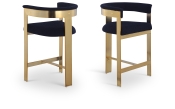 876Navy-C Double Chair
