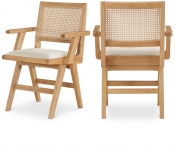 896Cream-AC Double Chair