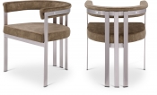 938Brown-C Double Chair
