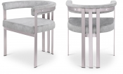938Grey-C Double Chair