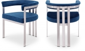 938Navy-C Double Chair
