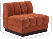124Cognac-Armless Dim