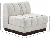 124Cream-Armless Dim