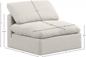 141Cream-Armless Dim