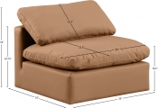 146Cognac-Armless Dim