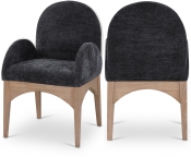 377Black-AC Double Chair