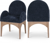 377Navy-AC Double Chair