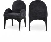 378Black-AC Double Chair