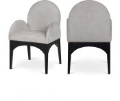 378Grey-AC Double Chair