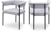 410Grey-C Double Chair