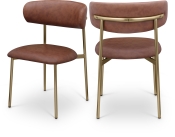 759Brown-C Double Chair