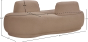 629Beige-Chaise Dim