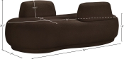 629Brown-Chaise Dim