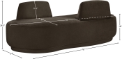 639Brown-Chaise Dim