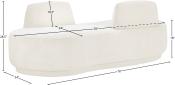639Cream-Chaise Dim