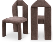 998Brown-C Double Chair