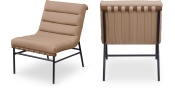 416Tan Double Chair
