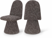869Brown-C Double Chair