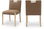 11026Brown-SC Double Chair
