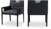 11027Black-AC Double Chair