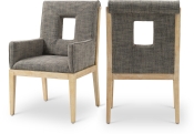 11045Grey-AC Double Chair