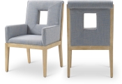 11045LtBlu-AC Double Chair
