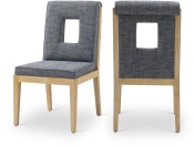 11045Navy-SC Double Chair