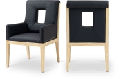 11046Black-AC Double Chair