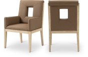 11046Brown-AC Double Chair