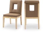 11046Brown-SC Double Chair