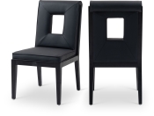 11048Black-SC Double Chair