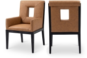 11048Cognac-AC Double Chair