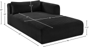 641Black-Chaise Dim