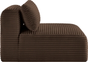 641Brown-Armless alternate view 3