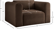 641Brown-Chair Dim