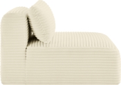 641Cream-Armless alternate view 3