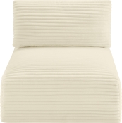 641Cream-Armless alternate view 5