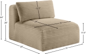 641Taupe-Armless Dim