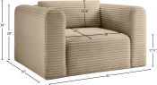 641Taupe-Chair Dim