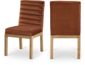 901Cognac-C Double Chair