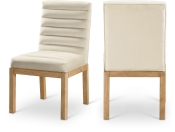 901Cream-C Double Chair
